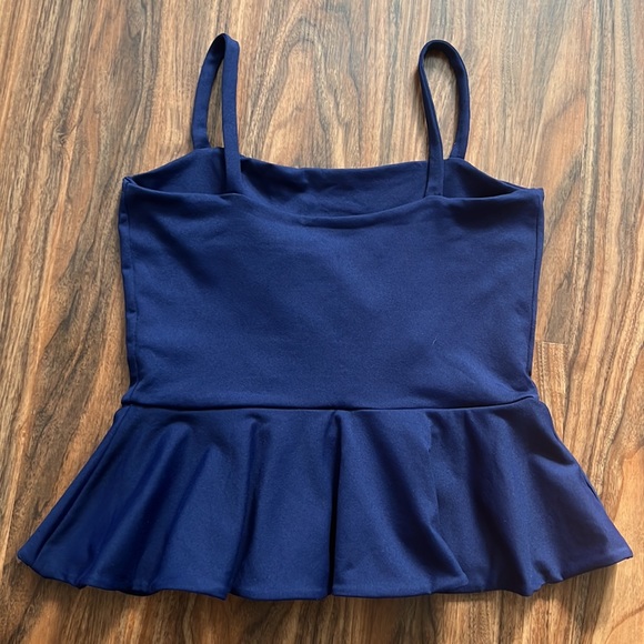 NWOT Suanana Monaco Peplum Top - Picture 8 of 10
